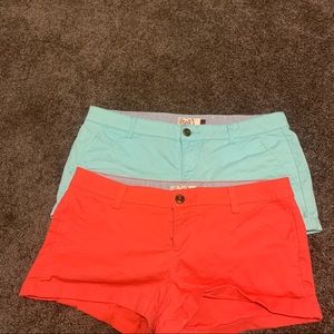 Colorful summer shorts